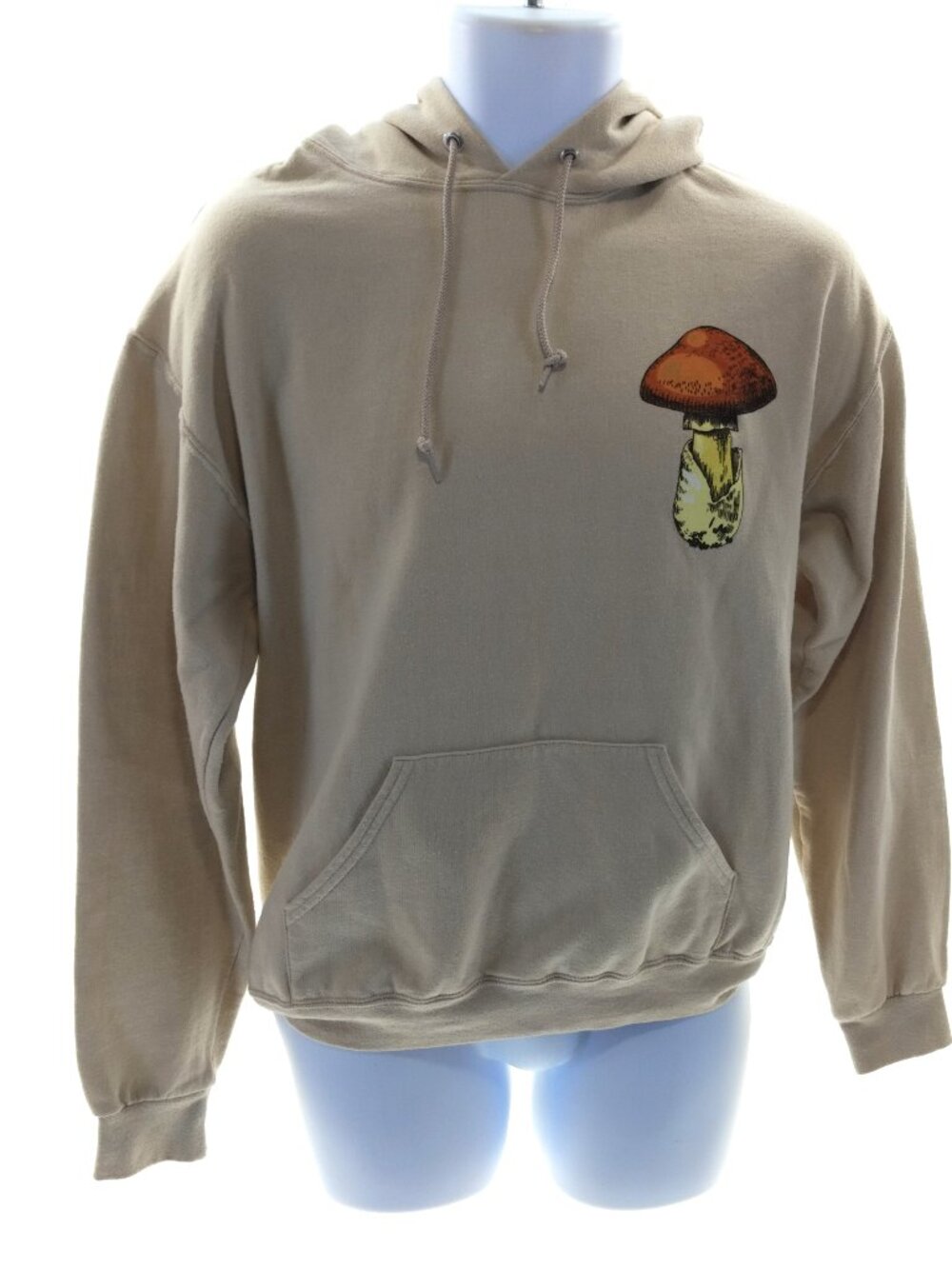 Bowery Supply Co Mushroom Fungi Botanical Hoodie Medium Cottagecore Goblincore